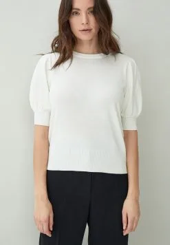 Minus Liva - T-Shirt Basic - Broken White -Minus Winkel 2ab6b1601bf84f82b44ea07ea2b8dd86