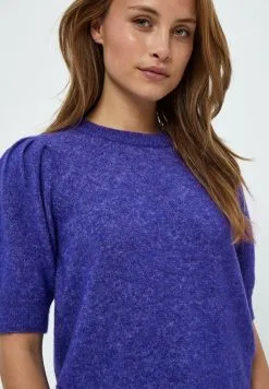 Minus Ditta - T-Shirt Print - Royal Blue Melange -Minus Winkel 2ce6e684a0cb424bb25bd230cab258ec