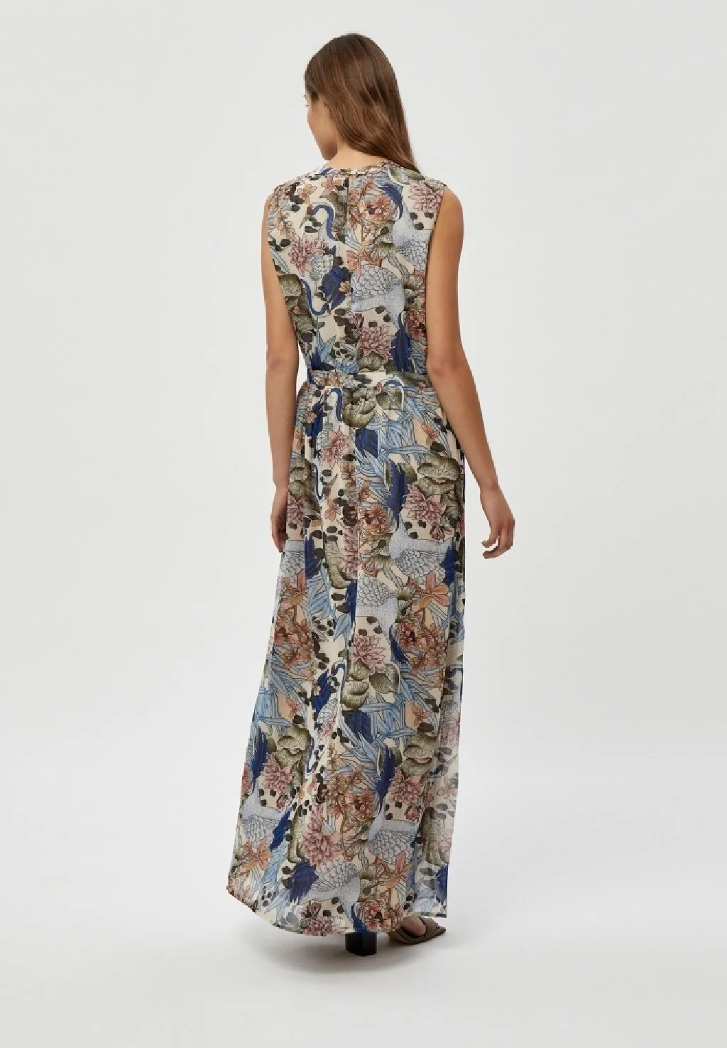 Minus Maxi-Jurk - Green Field Flower Print 5 Minus Maxi-Jurk - Green Field Flower Print - Afbeelding 3