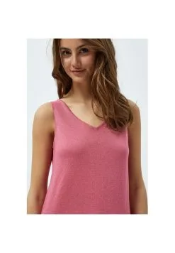 Minus Carli- Top - Pink Flamingo Lurex -Minus Winkel 2de0a7be45114406b90945b50f62d813