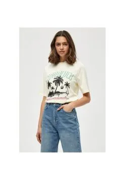 Minus T-Shirt Print - Cloud Dancer