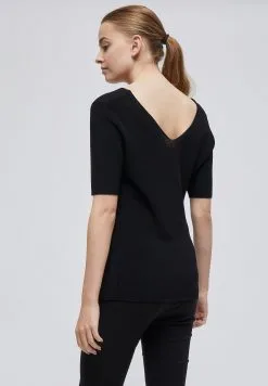 Minus Bex- T-Shirt Basic - Black -Minus Winkel 30ca467deb434004b3e9355393223246