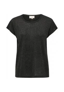 Minus Carlina- T-Shirt Basic - Black Lurex 12 Minus Carlina- T-Shirt Basic - Black Lurex -Minus Winkel 30dc2db9e29542688d078a0f260435ab