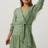 Minus Salmia Short 3/4 - Jurk - Groen -Minus Winkel 3279376fe5954d6c85e27b7736eb420f