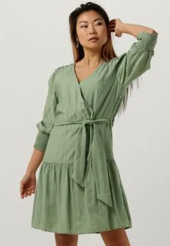 Minus Salmia Short 3/4 - Jurk - Groen