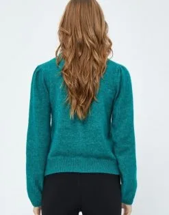 Minus Dita Pocket - Vest - Ocean Green Melange -Minus Winkel 3351b6fb60164ec2b969c6161c1ca14a