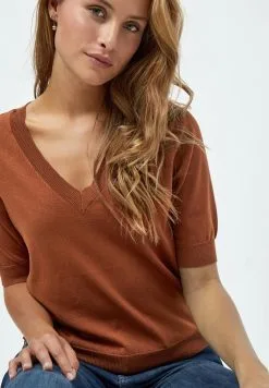 Minus Milla - T-Shirt Basic - Desert Sand -Minus Winkel 340d75ad042a4ff995bd9c0c078469e8