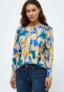 Minus Blouse - Royal Blue Flower Print