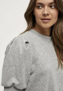 Minus Mika - T-Shirt Basic - Light Grey Melange -Minus Winkel 370b4158ec514ac28f2390dbe10ee8af