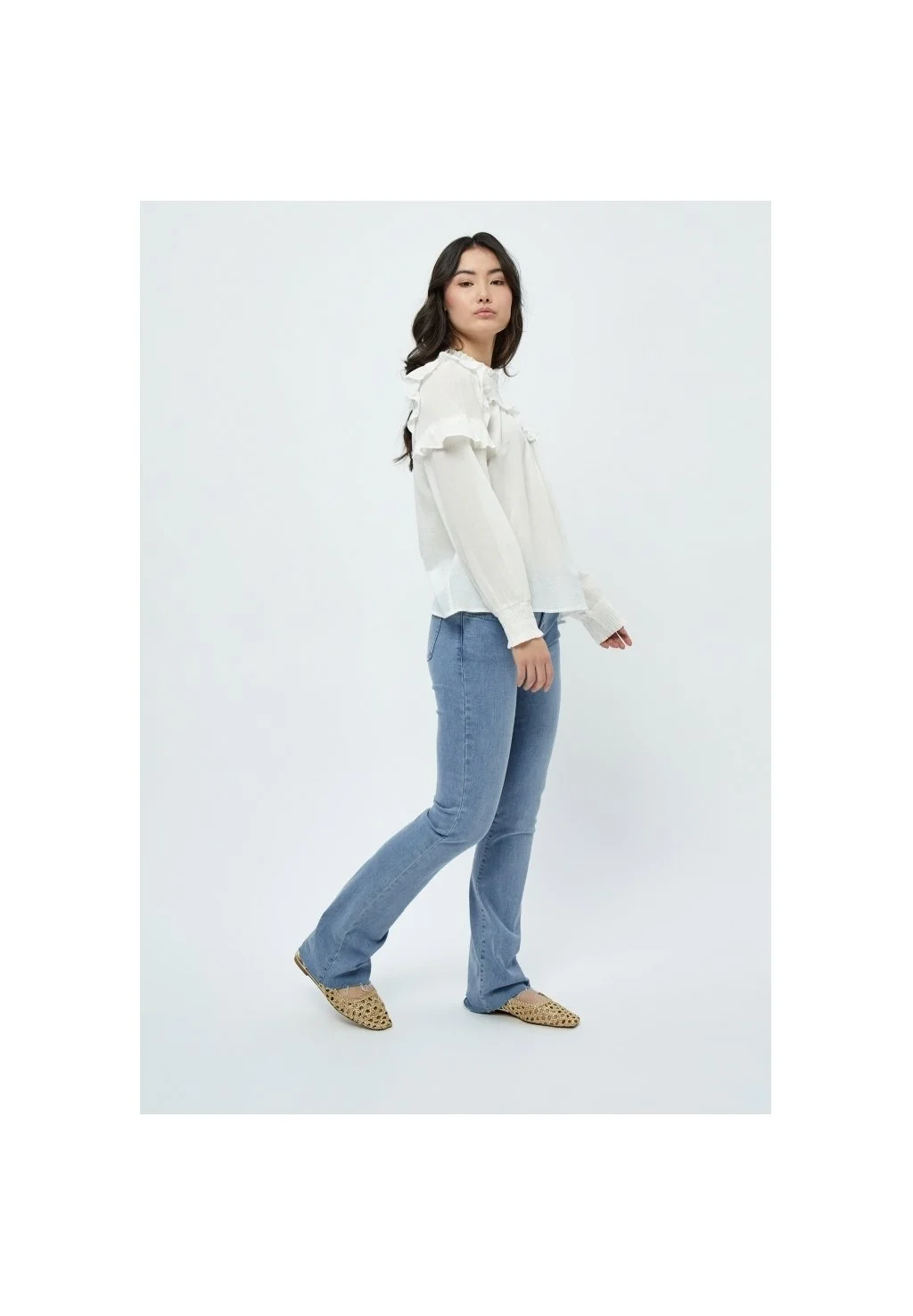 Minus Mathilda - Blouse - Cloud Dancer 4 Minus Mathilda - Blouse - Cloud Dancer - Afbeelding 2