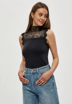 Minus Vanessa High Neck - Top - Black