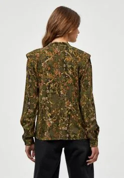 Minus Lela - Blouse - Dark Olive Flower Print 8 Minus Lela - Blouse - Dark Olive Flower Print -Minus Winkel 3901e71b33eb4acda6df3ebcf68d1f5a