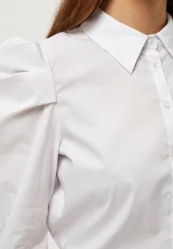 Minus Elayna- Overhemdblouse - White -Minus Winkel 396b32bbeee9457abb7f01026de68c58