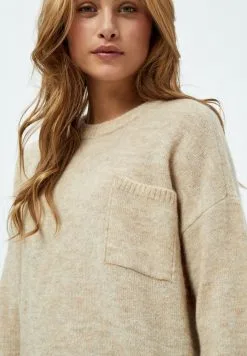 Minus Dita - Trui - Sand Gray Melange -Minus Winkel 3c20d6f5d92446479937974ddb1de9d8