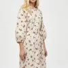 Minus Blousejurk - Broken White Flower Print