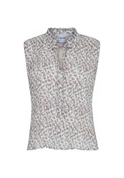 Minus Rikka- Top - Frosted Mint Flower Print -Minus Winkel 3d0335a03a314412ab9b510a1f40c848