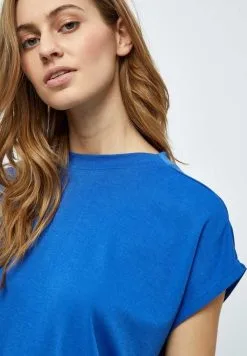 Minus Frikka Cap Sleeve - T-Shirt Basic - Ocean Blue -Minus Winkel 3da45cdf7a5a4b4884cb539c6a39639e