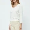 Minus Milla 3/4 Sleeve - Trui - Broken White -Minus Winkel 3e3607f0929c4c5e8b9cdabdbeba5954