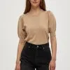 Minus Liva - T-Shirt Basic - Sand -Minus Winkel 3e9ac61aa67740b69cb10641dc446d12