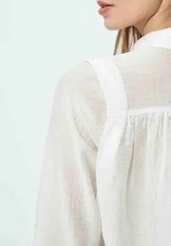 Minus Aneda 3/4 Sleeve- Overhemdblouse - Broken White -Minus Winkel 3ec3a3c4ae20486b9dfbec0c08a1e107