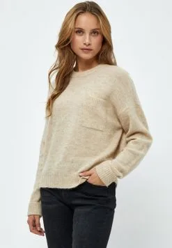 Minus Dita - Trui - Sand Gray Melange