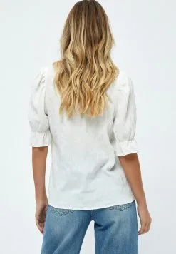 Minus New Birgitta - Overhemdblouse - Broken White -Minus Winkel 40c46c2905e94ec9a5c425beb6646cd0