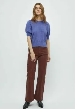 Minus Liva- T-Shirt Basic - Iris Bloom Purple Melange 8 Minus Liva- T-Shirt Basic - Iris Bloom Purple Melange -Minus Winkel 411db426cc5f4b00907d71e1db5b9bb1