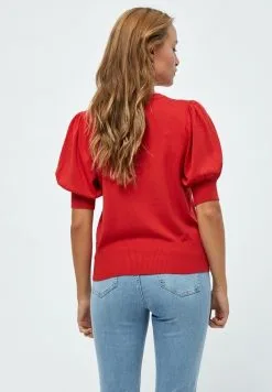 Minus Liva - T-Shirt Basic - Lava Red -Minus Winkel 4126cc8396dc43e1aa3a72715592ad59