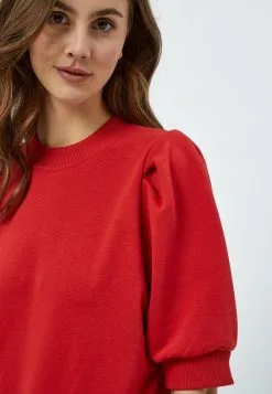 Minus Mika - T-Shirt Basic - Lava Red -Minus Winkel 41f1fcd78bd24a8faac1e3edd2286992