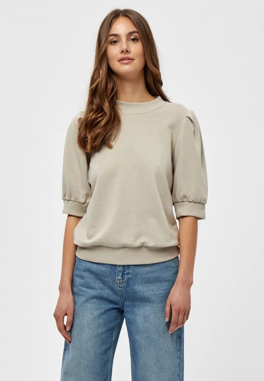 Minus Mika - T-Shirt Basic - Feather Gray 3 Minus Mika - T-Shirt Basic - Feather Gray