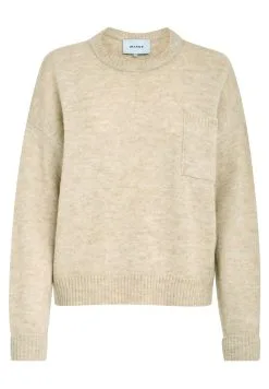 Minus Dita - Trui - Sand Gray Melange -Minus Winkel 4339ce6448024d5e90092fcd9a61e422