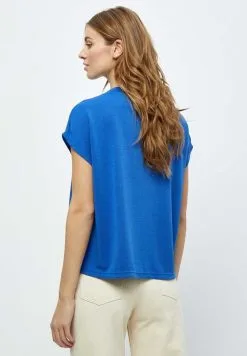 Minus Frikka Cap Sleeve - T-Shirt Basic - Ocean Blue -Minus Winkel 44872e4d972b4fbcb57705df7de62b90