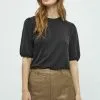 Minus Darsy Puff Sleeve - T-Shirt Basic - Black -Minus Winkel 463756743f8a4087b92876c55459598f