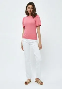 Minus Johanna- T-Shirt Basic - Pink Flamingo -Minus Winkel 492e1c387e8844018f6e7132d9cd03c0