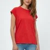 Minus Leti Tee - T-Shirt Basic - Lava Red