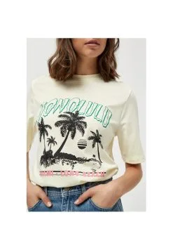 Minus T-Shirt Print - Cloud Dancer -Minus Winkel 4a9cd11c23694d579ecf28e7b53834b1