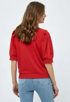 Minus Mika - T-Shirt Basic - Lava Red -Minus Winkel 4b26ff717514475caa0a892fa8324347