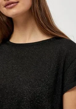 Minus Carlina- T-Shirt Basic - Black Lurex 11 Minus Carlina- T-Shirt Basic - Black Lurex -Minus Winkel 4b4e527e048d456a981dedcd40755bb7