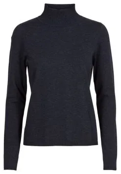 Minus Lana - Trui - Black Iris Melang -Minus Winkel 4c95bbf8f8584e77a34b7ceba63096f9