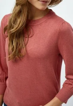 Minus Mersin - Trui - Dusty Cedar Red Melange -Minus Winkel 4d41a6d55b524121a90a13eec5d66dc5