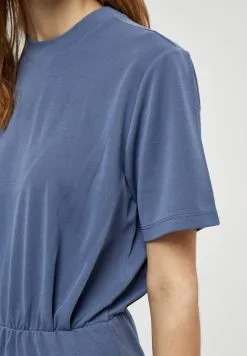 Minus Armelle- Etui-Jurk - Denim Blue -Minus Winkel 4d83ab9278594516bdf0a8e4ecdbc0cf