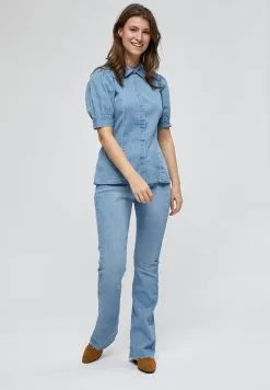 Minus Nikia- Overhemdblouse - Powder Blue -Minus Winkel 4dfab261a07a4ea69669a571b6688a76