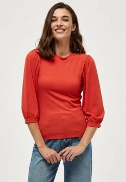 Minus Johanna 3/4 Sleeve - Trui - Lipstick Red