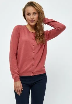 Minus Jennifer - Vest - Dusty Cedar Red Melange