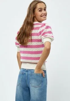 Minus Georgina- T-Shirt Print - Super Pink Stripe -Minus Winkel 535b019be6964c019f7e4f78f4c9c09c