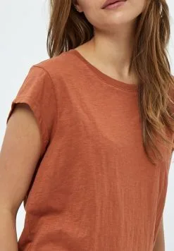 Minus Leti Tee - T-Shirt Basic - Desert Sand -Minus Winkel 53826c2273d84bfda0394a7a273d890d