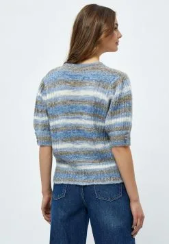 Minus Misja- T-Shirt Print - Royal Blue Striped -Minus Winkel 5398c73c4a654a708244b28044f56af5