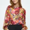 Minus Joselyn- Overhemdblouse - Power Red Flower Print -Minus Winkel 54c1f2cdb619408cbd6107014ac2e29f