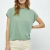 Minus Frikka Cap Sleeve - T-Shirt Basic - Basil Green