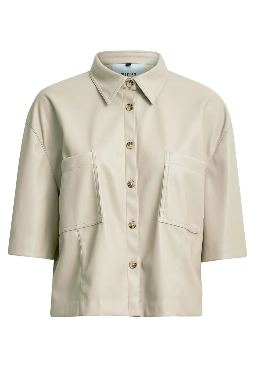 Minus Semma- Overhemdblouse - Wood Smoke 7 Minus Semma- Overhemdblouse - Wood Smoke - Afbeelding 5